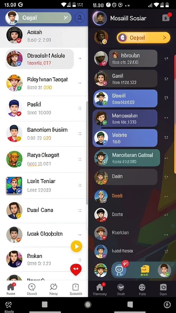 Tampilan antarmuka yang menarik dan mudah digunakan.