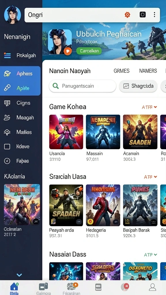 Pengalaman bermain yang seru dengan banyak tantangan.