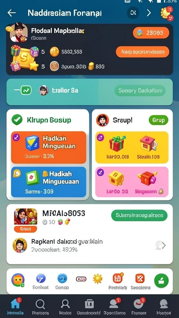 Tampilan antarmuka yang menarik dan ramah pengguna.