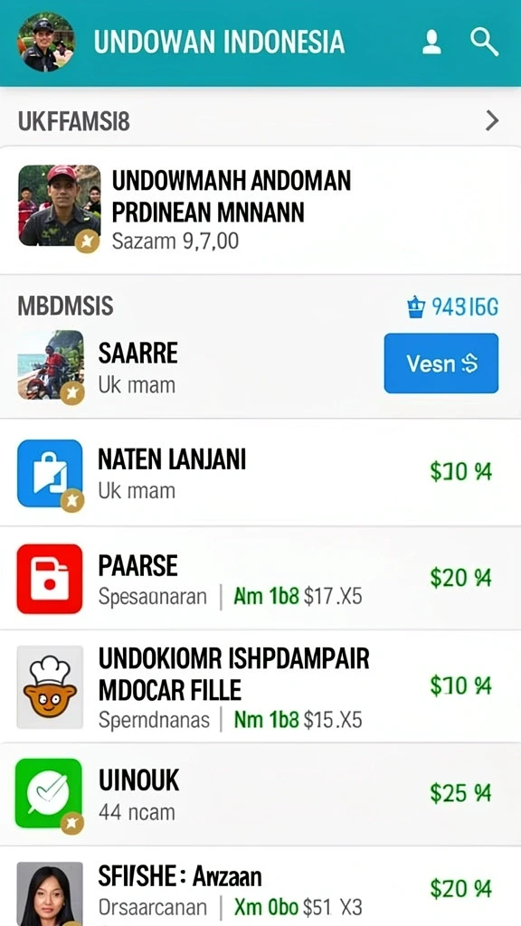 Tampilan antarmuka yang menarik dan mudah digunakan.