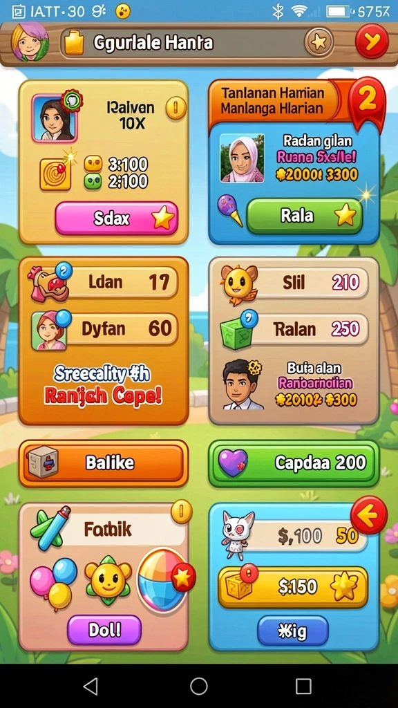 Tampilan antarmuka yang menarik dan user-friendly.