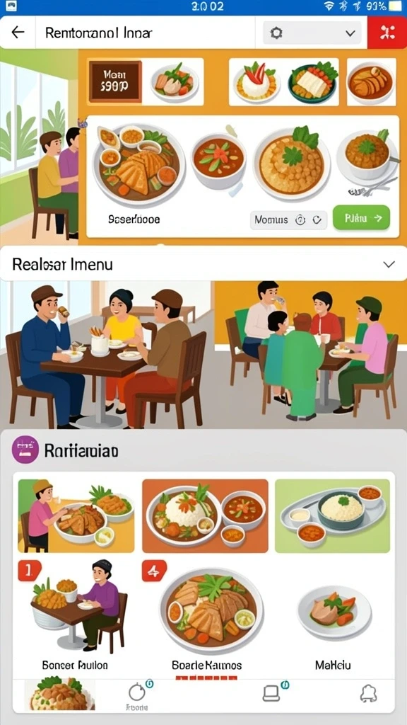 Tampilan awal aplikasi BIGHOKI yang menawan.