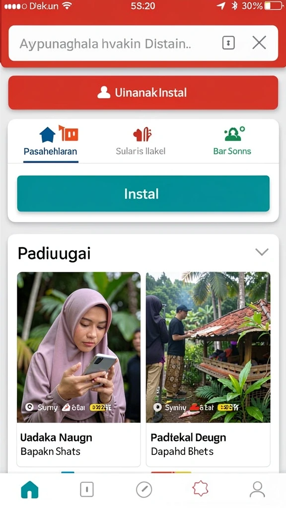 Momen seru saat menyelesaikan tantangan level.