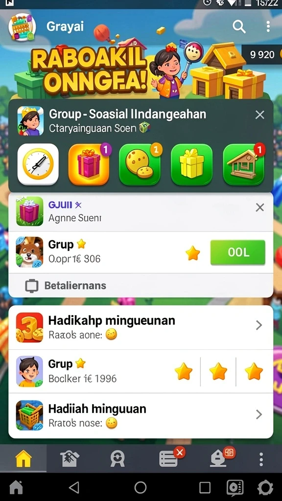 Tangkapan layar ini menampilkan antarmuka pengguna D200M yang menarik.