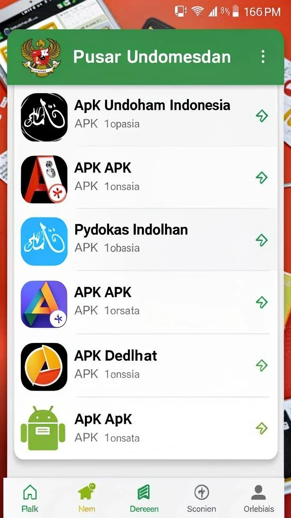 Tampilan level yang penuh warna dan menarik.
