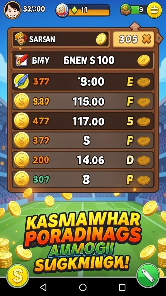 Screenshot menunjukkan karakter unik yang bisa dipilih.