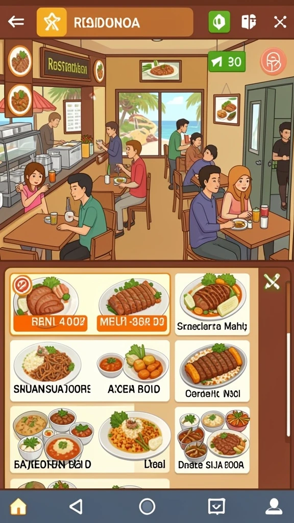 Fitur interaktif chat antar pemain yang menyenangkan.
