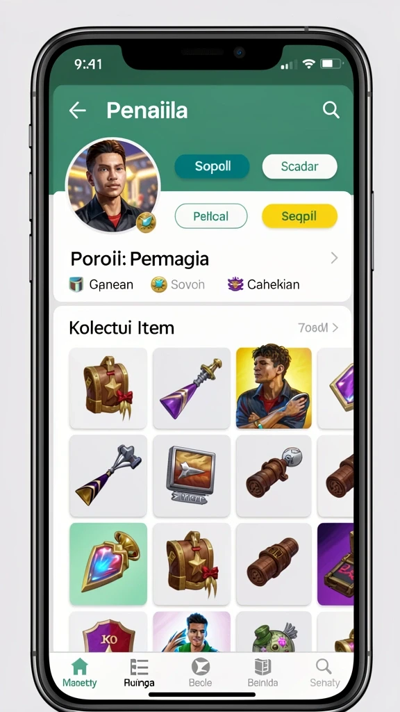 Tampilan awal yang menarik dan mudah dinavigasi.