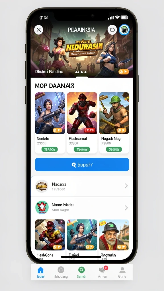 Tampilan awal aplikasi GEMS365 yang menarik.
