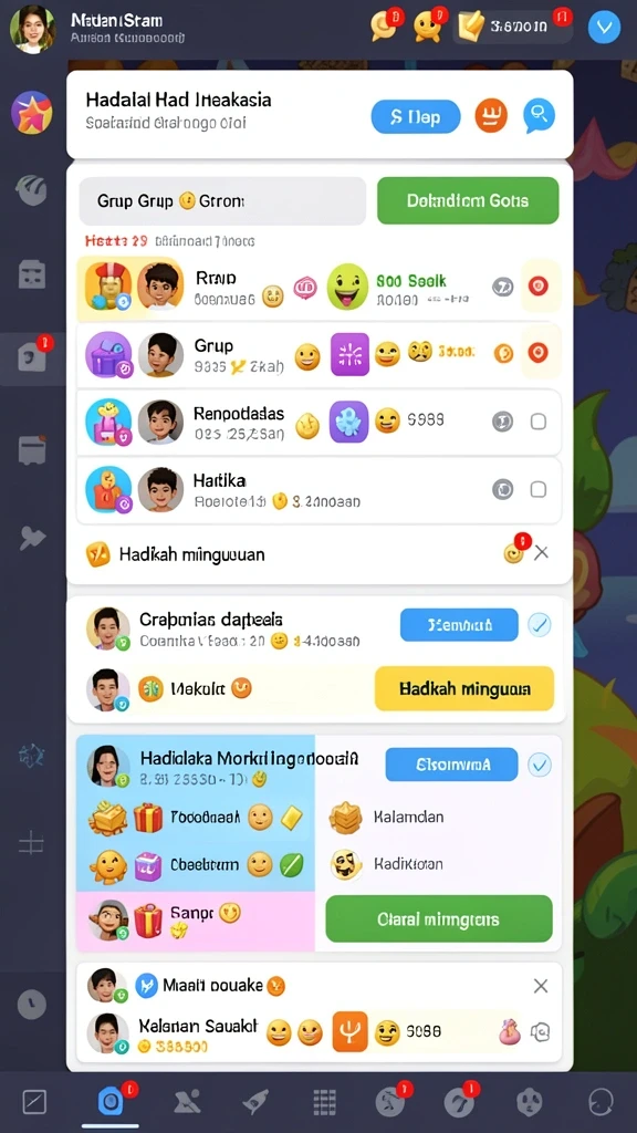 Tampilan antarmuka yang menarik dan mudah digunakan.