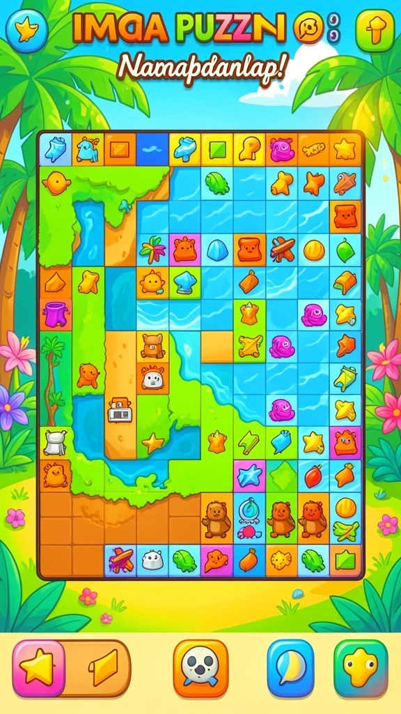 Level baru yang menantang dan seru untuk dimainkan.