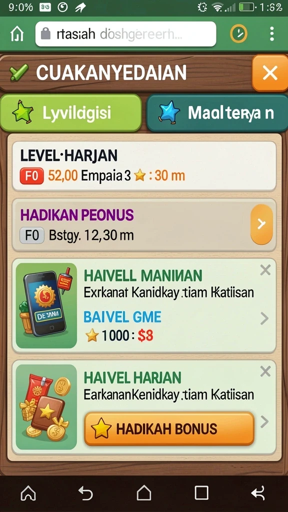 Mode kompetisi daring yang mendebarkan.