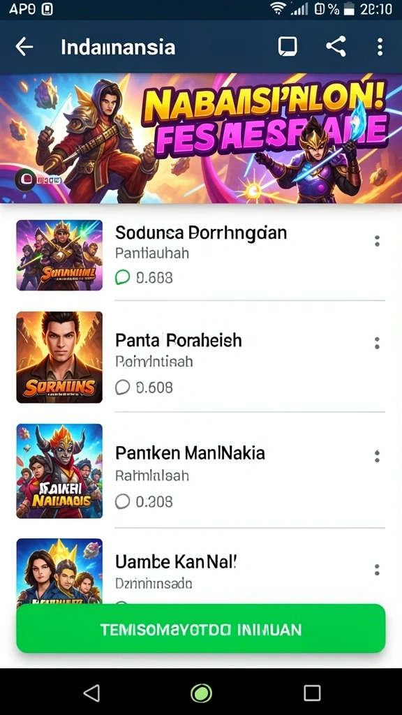 Tampilan awal aplikasi JAGO368 yang menarik dan mudah dinavigasi.