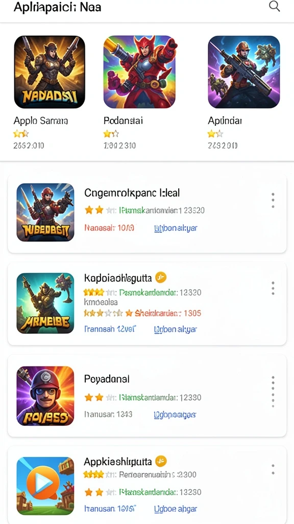 Screenshot tampilan gameplay yang menarik.