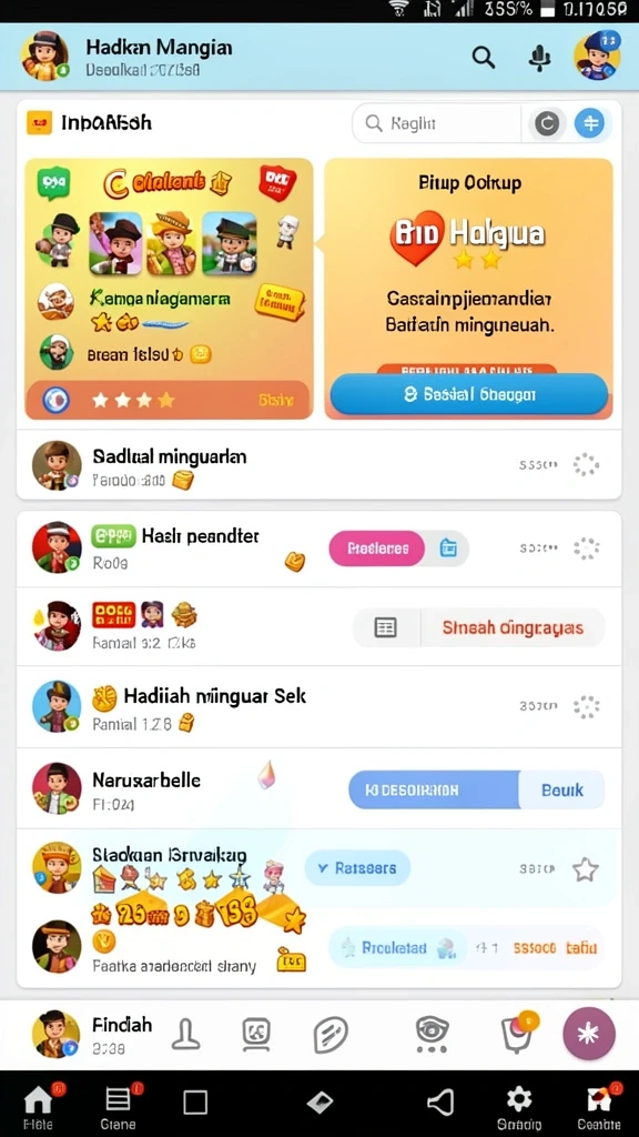 Leaderboard untuk bersaing dengan teman-teman.