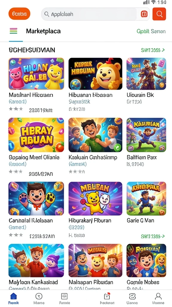Tampilan antarmuka yang intuitif dan menarik.