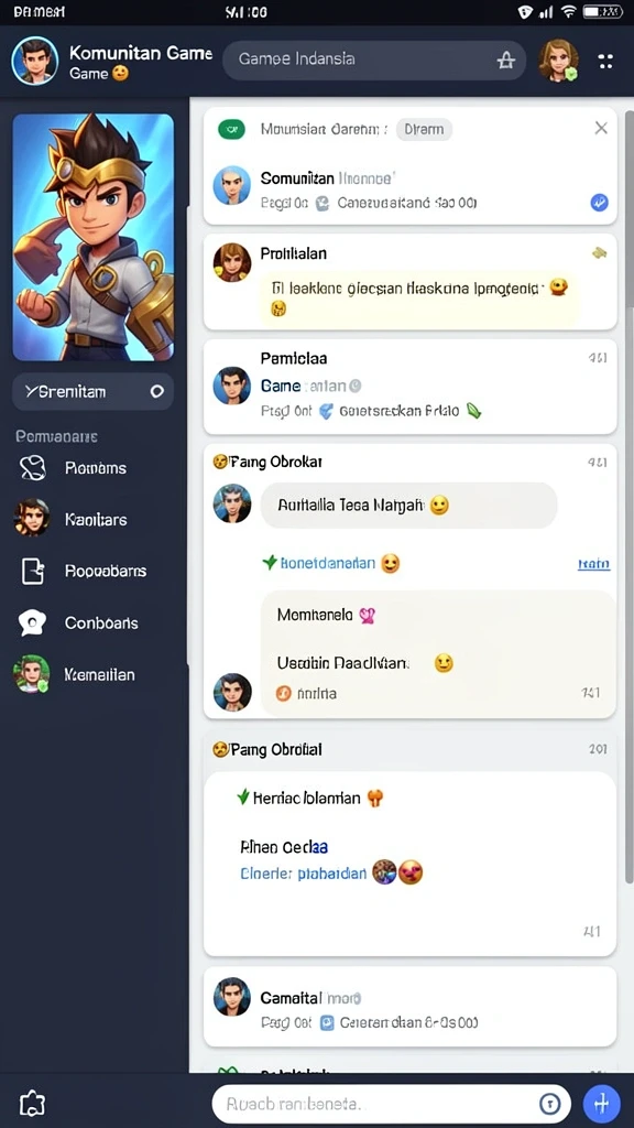Tampilan antarmuka pengguna yang intuitif dan mudah dinavigasi.