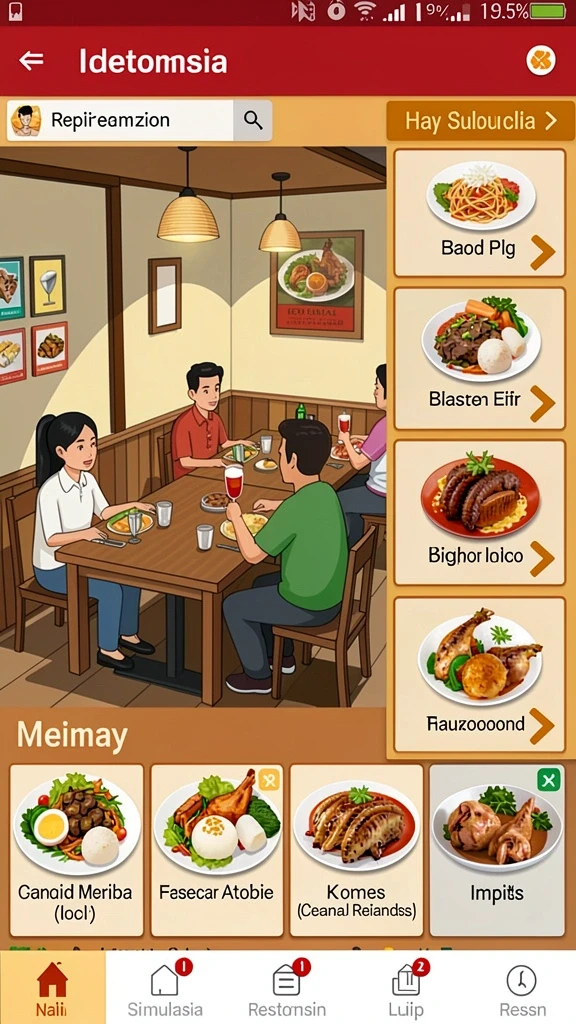 Beragam pilihan permainan yang tersedia.