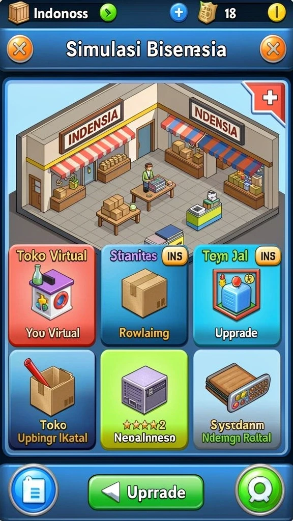 Tampilan antarmuka yang menarik dan user-friendly.