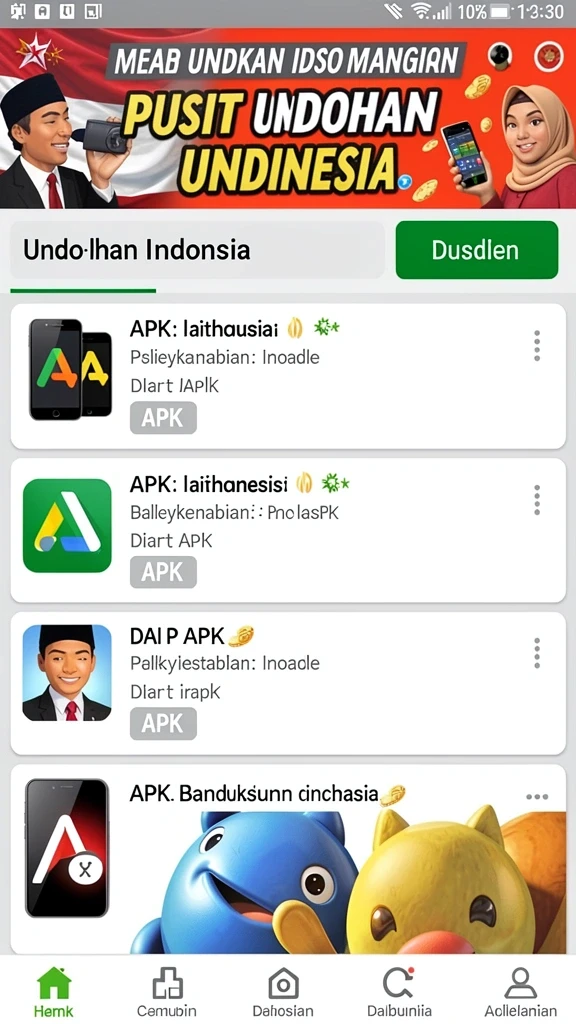 Grafis yang menawan dan detail yang menarik.