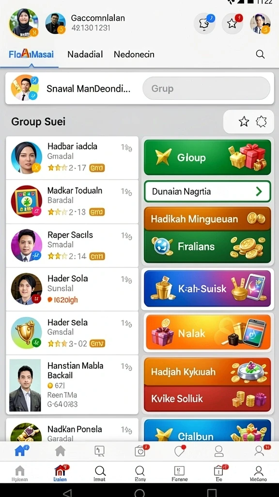 Fitur live chat untuk bantuan langsung.