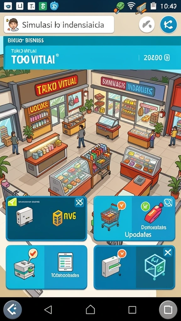 Tampilan antarmuka yang user-friendly.