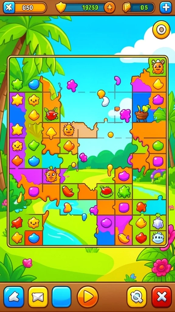 Tampilan awal game yang memukau dan menarik.
