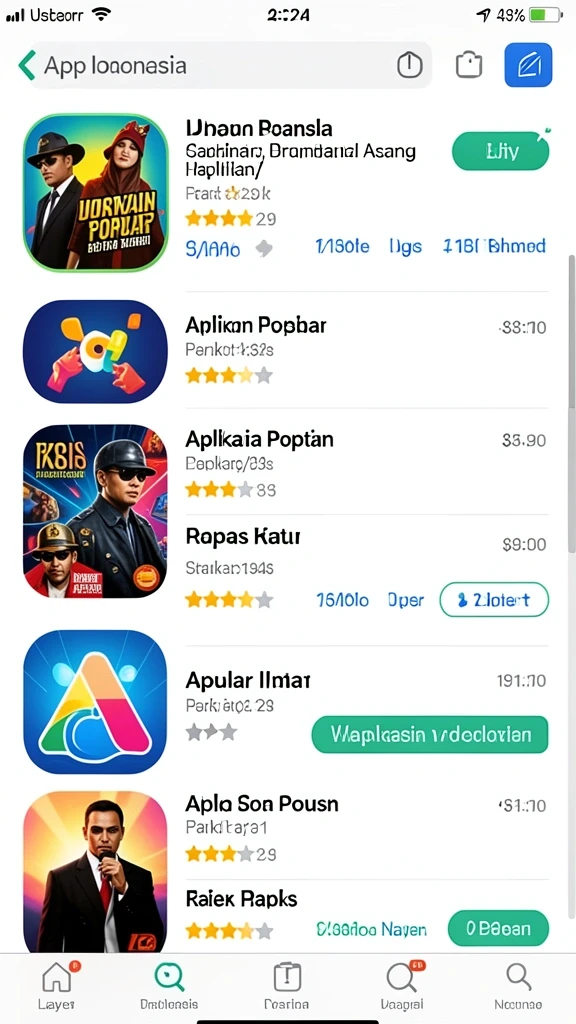 Tampilan antarmuka yang user-friendly.