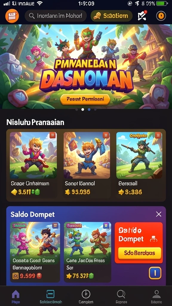 Banyak pilihan tema slot yang seru.