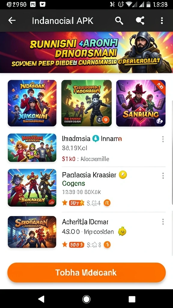 Tampilan antarmuka pengguna yang intuitif dan menarik.